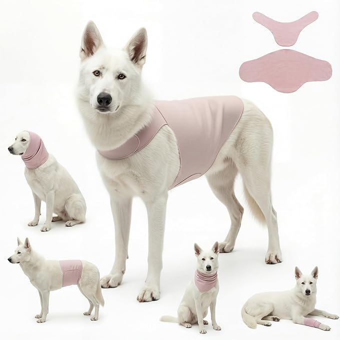 DAJIDALI® Dog & Cat Anxiety Vest & Female Spay Recovery Suit – Silent No-Velcro Calming Wrap – Universal Fit for All Breeds (Including Corgi & Frenchie)