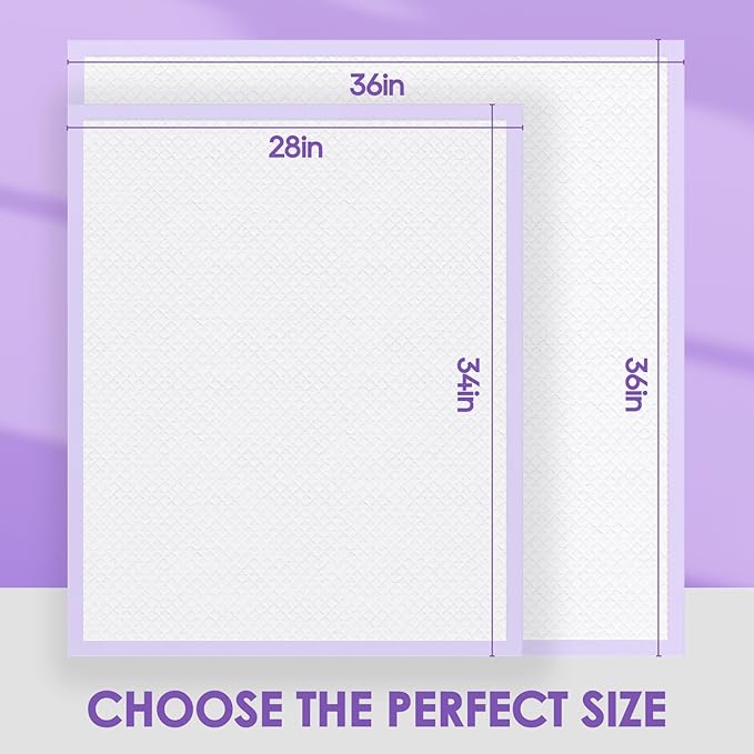 JollyMate 28"x34" Extra Large Dog Pee Pads, 30 Counts Leak-Proof Heavy Absorbent Pee Pads for Dogs, Quick Dry Disposable Dog Training Pads