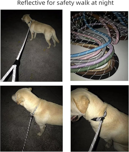 Reflective Slip Leads for Dogs 6FT, Slip Lead Dog Leash, Slip On Training Leash