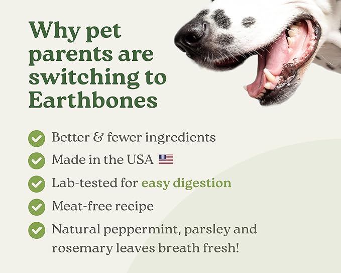 Earthbones Dental for Large Dogs, 90ct (6pk)