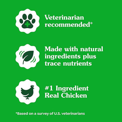 Greenies Pill Pockets for Dogs, Small Size Soft Dog Treats, Chicken Flavor, 3.2 oz. Pouch