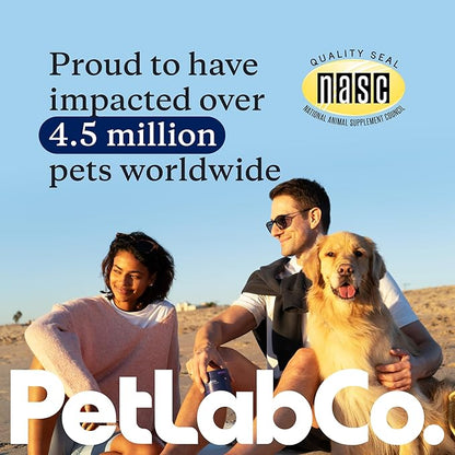 PetLab Co. Probiotics for Dogs, Support Gut Health, Occasional Diarrhea, Digestive Health & Seasonal Allergies - Pork Flavor - 30 Soft Chews - Packaging May Vary