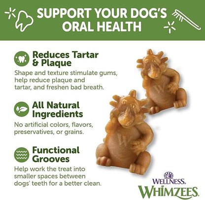 WHIMZEES Wellness Hedgehog Dog Dental Treats, Large Size, (6 Count)