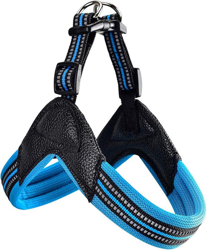Dog Harness No Pull Ultra Soft Breathable Padded Pet Harness 2 Adjustable Botton, 3M Reflective Pet Harness for Dogs Easy Control for Small Medium Large Dogs