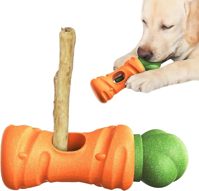 Bully Stick Holder for Dogs - Secure Chew Toy Prevents Choking & Swallowing Ends | Durable, Dishwasher Safe Dog Treat Keeper | Easy Grip Design for Safe Play