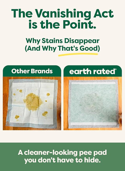 Earth Rated Max Absorbency Puppy Pee Pads for Dogs Absorbs 2X Faster & 2X More, Leak-Proof, Odor Control Potty Training, Unscented, 3XL, 36” x 36”, 24 Count