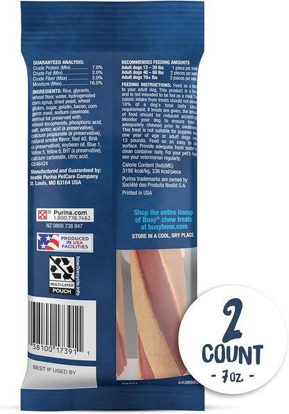 Purina Busy with Beggin’ Twist’d Adult Dog Chew Bone Treats - (Pack of 6) 2 ct. Pouches