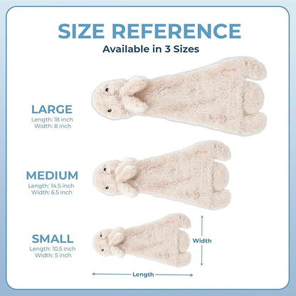 Best Pet Supplies Squeaky Dog Toys with Soft Durable Fabric for Small, Medium and Large Pets Interactive Toy for Indoor Play, Supports Active Biting and Play - Hare, Pig, Large