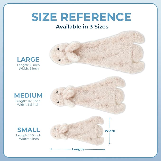 Best Pet Supplies Squeaky Dog Toys with Soft Durable Fabric for Small, Medium and Large Pets Interactive Toy for Indoor Play, Supports Active Biting and Play - Hare, Pig, Small