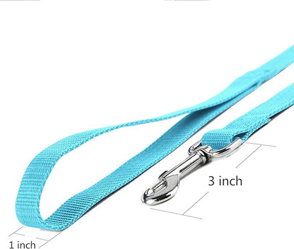 10ft Mint Blue Dog Leashes Long Line Training Leash,for Large,Medium and Small Dogs,Long Puppy Lead,for Training,Backyard,Camping,or Play,Great for Parks and Fetch (10FT, Mint Blue)