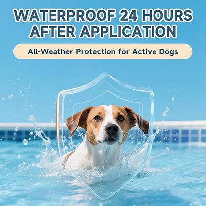 Flea and Tick Prevention for Dogs, 6 Months Supply Dog Flea and Tick Treatment Up to 45 to 88 Lbs, Waterproof Topical Flea Treatment for Large Dogs - Fast-Acting Flea, Tick, and Mosquito Repellent