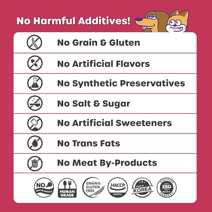 Choolip Squeeze Vita Stick Lickable Cat and Dog Treats, 7-Count Heart Support, Salmon and Tuna with CoQ10, Taurine and L-Carnitine, Grain-Free, Vet-Formulated