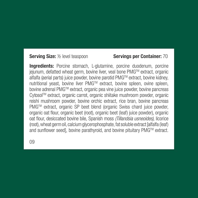 Standard Process Canine Enteric Support - Digestive System Support for Dogs - Nutritional Dog Supplement for Gut Health - Canine Supplement Formula to Aid Healthy Digestion - 110 g