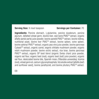 Standard Process Canine Enteric Support - Digestive System Support for Dogs - Nutritional Dog Supplement for Gut Health - Canine Supplement Formula to Aid Healthy Digestion - 110 g