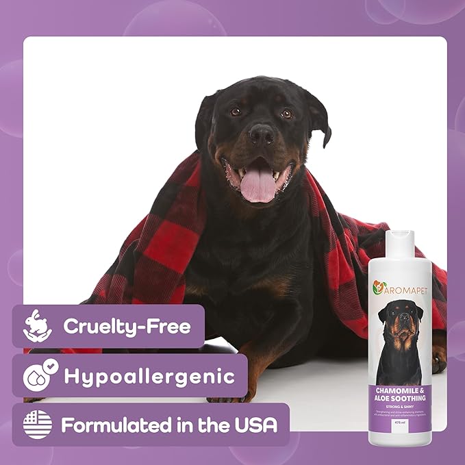 Sensitive Care -Tangle-Free-Silky Shine Softening and detangling Shampoo, Delicate Coat Clean & Odor Control Shampoo – Advanced Shine Formula for Dogs (Rottweilers, 16 Fluid Ounces)