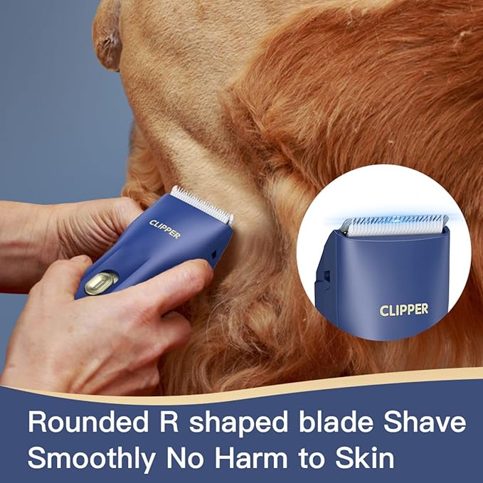 Tileon Dog Clippers,Quiet Washable USB Rechargeable Cordless Dog Grooming Kit,Electric Pets Hair Trimmers Shaver Shears for Dogs and Cats