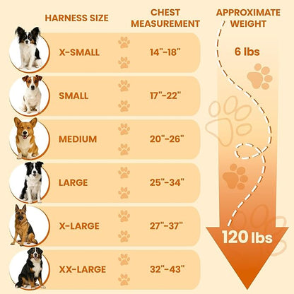Bark Appeal Light Pink No-Pull Dog Harness for Extra Large Sized Pets – Adjustable, Reflective Vest with 3 Leash Clips for Added Control, Easy Walks & Training – XXL