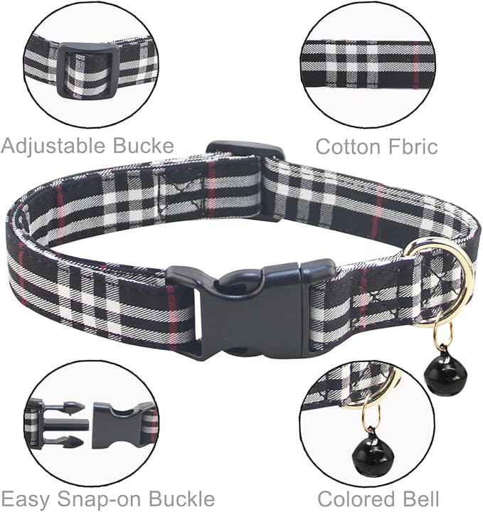SuperBuddy Dog Collar and Leash,Breathable Adjustable Dog Collar-Safe Buckle-Collars for Small Medium Large Pet