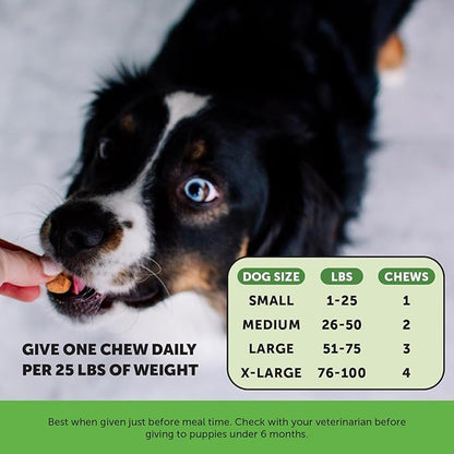 Cranberry Bladder Health for Dogs – Contains Active Ingredients - Cranberry & D-Mannose to Help Support Dog Urinary Tract Health, Dog Bladder Support, & Kidney Support for Dogs (Bacon)