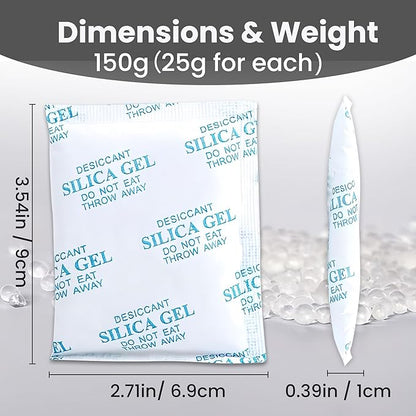 aidowocam Pet Food Desiccant Bag, Replaced Desiccant for Automatic Cat dog Feeders, Keep Cat Food Dog Dry and Fresh- 6 Packs