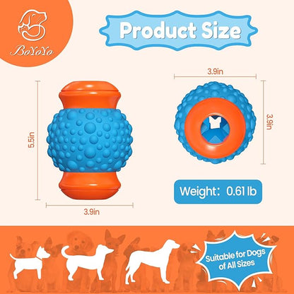 BoYoYo Interactive Dog Toys Treat Dispenser - Slow Puzzle Feeder for Large Dogs, Mental Stimulation for Anxiety Relief & Boredom