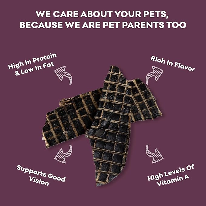 Skona PetFood Beef Liver Jerky Dog & Cat Treats, Single-Ingredient, High Protein Training Snacks, Natural & Healthy, USA Made, Supports Digestion, Energy & Shiny Coat, Rich in Nutrients, 4oz