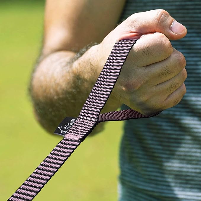 Hi Kiss Dog/Puppy Obedience Recall Training Agility Lead - 15ft 20ft 30ft 50ft 100ft Training Leash - Great for Training, Play, Camping, or Backyard(15ft,BL+PK)