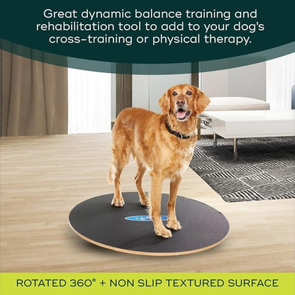 FitPaws Wobble Board - Dog Balance Training Equipment for Core Strength & Stability Canine Fitness & Rehabilitation Tool