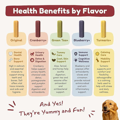 Majestic Pet Himalayan All-Natural Yak Style Cheese Dog Chews Made w/ 100% Cows Milk- Long Lasting Dental Chew for Dogs - Healthy Pet Treats w/Beneficial Ingredients (Variety Pack, Large, 5 Pack)