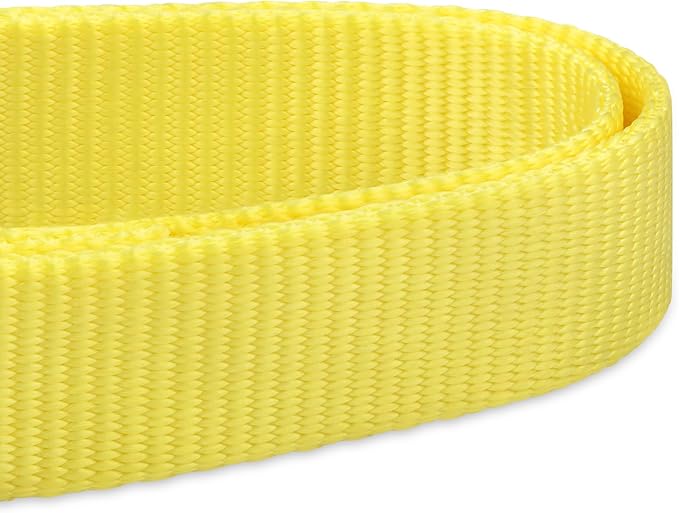 Hyhug Dog Collar for Large Dogs, Heavy Duty | Quick Release Nylon Buckle Collar, Adjustable & Durable Pet Supplies for Boy & Girl Dogs (Large, Illuminating Yellow)