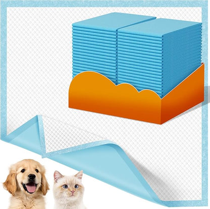 VJJ Extra Large Doggie Pee Pad, 30”x30” Thicken Dog Pee Pads, 60 Count XL Doggy Pads Leak-Proof, Super Absorbent Puppy Pee Pads for Dogs, Soft Training Pet Pads for Dogs Cats Rabbits