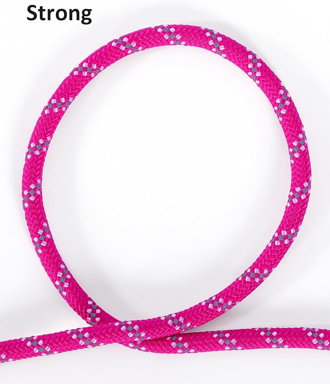 Long Dog Leash for Dog Training 20FT, Heavy Duty Dog Lead for Large Medium Small Dogs Outside Walking, Playing, Camping, or Yard,Hot Pink