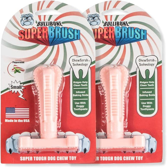 Bullibone Nylon Dog Chew Toy Spin-a-Bone - Interactive Dog Toy, Triggers Natural Instincts, and Improves Oral Health