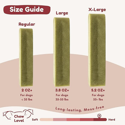 Majestic Pet Himalayan All-Natural Yak Style Cheese Dog Chews Made with 100% Cows Milk- Long Lasting Dental Chew for Dogs - Healthy Pet Treats (Digestive & Immune Support, Large, 1 Pack)