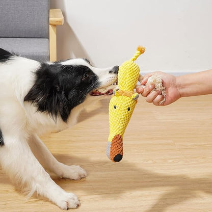Sedioso Dog Toys, Dog Plush Toy for Large Breed, Cute Squeaky Dogs Toy with Crinkle Paper, Puppy Stuffed Animal Chew Toys for Small, Middle, Large Breed (Lion)