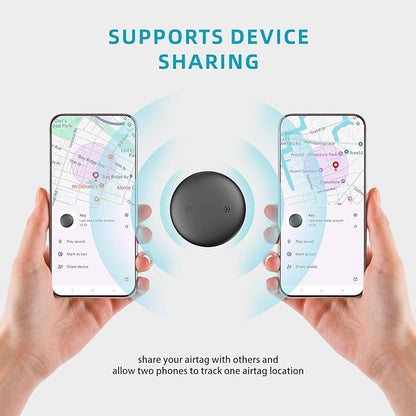 1 Pack Google Android GPS Dog Collar, Mini Dog GPS Tracker, Smart Pet Activity Tracker, No Subscription, GPS Cat Collar Certified Finder, Anti-Lost, Finder Tag for Vehicles, Pets, Kids, Items