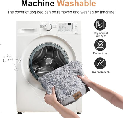 Large Dog Bed Orthopedic Washable: Beds Bolster XL Bed Big XLarge Dogs Memory Foam Couch Sofa Waterproof with Removable Cover