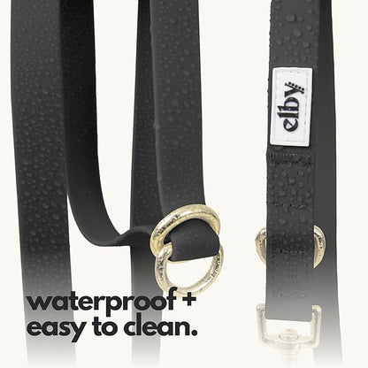elby - Hands Free Dog Leash with Treat Pouch - Dog Walking Accessories - Dog Training Leash with Fanny Pack - Dog Accessories and Walking Essentials - Medium and Large Dogs (Black, Regular)