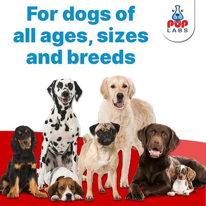 Pup Labs Freedom Joint Chews, Dog Glucosamine Packed with Super Nutrients, Delicious Hip and Joint Chews for Dogs, Pain Relief for Dog Joints to Keep Your Pup Happy and Active, Made in USA, 2-Pack
