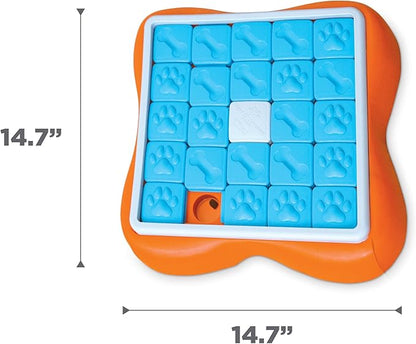 Outward Hound by Nina Ottosson Challenge Slider – Interactive Dog Treat Puzzle Enrichment Toy, Level 3 Advanced
