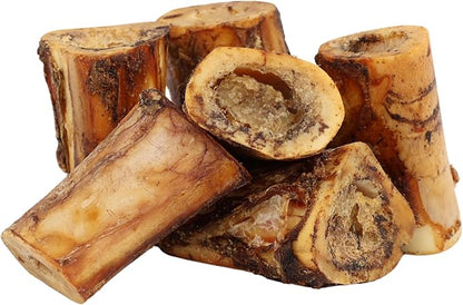 TREATOPIA Adventure Beef Marrow Dog Bones, Dynamo, 3”, 6 PC - All-Natural, Center-Cut, Long-Lasting, Healthy, Single Ingredient, Hand-Trimmed, Slow-Roasted, Made in The USA, No Additives