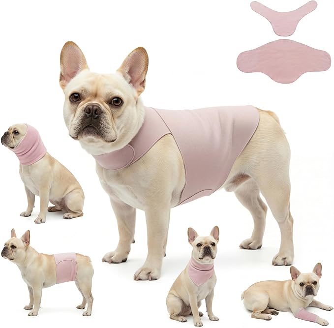 DAJIDALI® Dog & Cat Anxiety Vest & Female Spay Recovery Suit – Silent No-Velcro Calming Wrap – Universal Fit for All Breeds (Including Corgi & Frenchie)