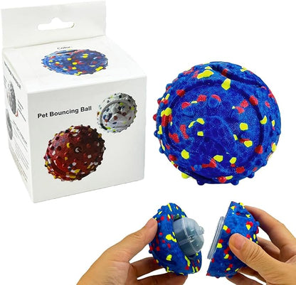 CAISHOW Electric Interactive Dog Toy Ball, Automatic Active Rolling Balls for Small Medium Dogs, Self Moving Bouncing Jumping Rechargeable Funny Pet Toys for Boredom Puppy Cat Kitten Indoor Outdoor