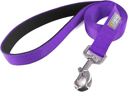 Basic Dog Leashes 6 FT Padded Handle Nylon Dogs Leashes for Large Dogs Purple