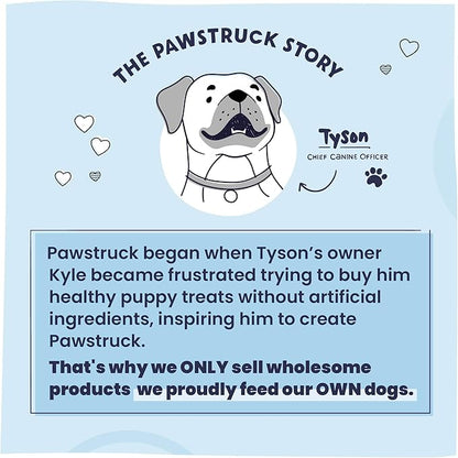 Pawstruck Natural 5-8" Bully Sticks for Dogs - Best Long-Lasting, Rawhide-Free, Low Odor Dental Chew Treat - Healthy Single Ingredient, 100% Real Beef - 8 oz Bag - Packaging May Vary