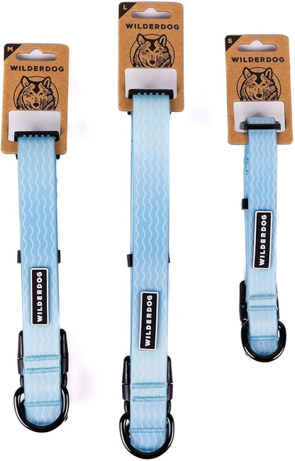 Wilderdog Waterproof Dog Collar - Repels Water & Dirt - Small 11"-15" - Saltwater