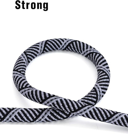 Long Dog Leash with Reflective Threads 15FT 20FT 30FT 50FT,Heavy Duty Bungee Dog Leashes for Small Medium Large Dogs,Shock Absorbing Training Leash for Walking,Hunting,Camping&Yard