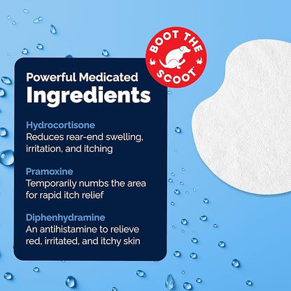 Vetnique Glandex Medicated Dog Butt Wipes or Spray for Dog Scooting - Topical Anti Itch Skin Relief for Soothing Inflamed Anal Glands in Dogs & Cats - Fast Acting Formula 50ct (50ct Wipes)