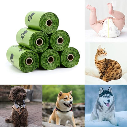 Dog Poop Bags 280 Counts: Extra Thick LeakProof Waste Bag with Dispenser for Doggy (Scented)