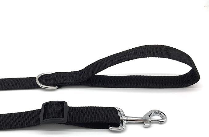 6FT Adjustable Dog Leash, Nylon Dog Leashes for Medium Large Dogs (Red)